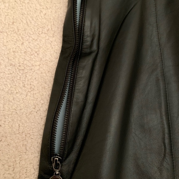 Mini leather dress - Picture 3 of 5